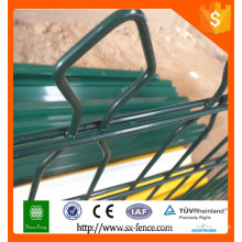 Pas cher!!! Hot dip / Electric galvanisé Double wire fence real factory (ISO)